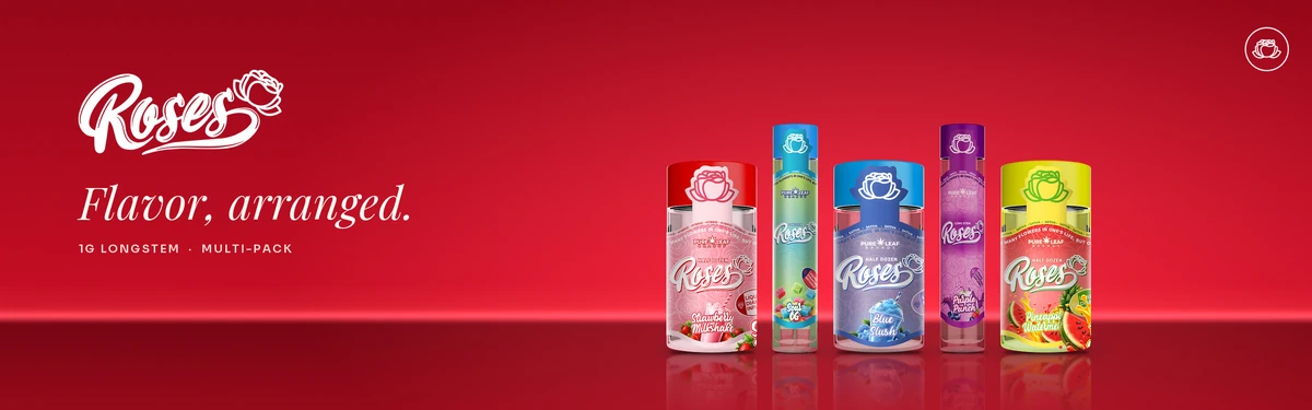 Roses banner theme F, Red Lacquer