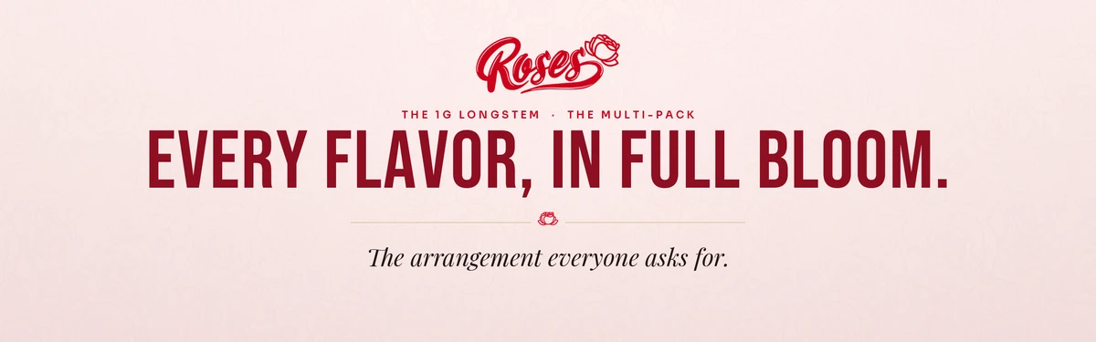 Roses banner theme U, Type Only