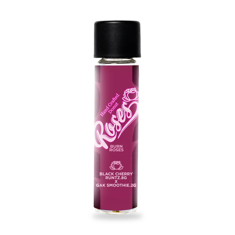 Roses Black Cherry Runtz × Gak Smoothie Live rosin donut · 1g product photo