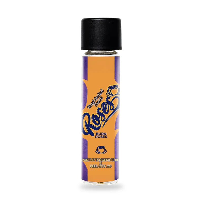 Roses Purple Tangerine × Peel Out Live rosin donut · 1g product photo