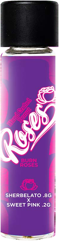 Roses Sherbelato × Sweet Pink live rosin donut jar