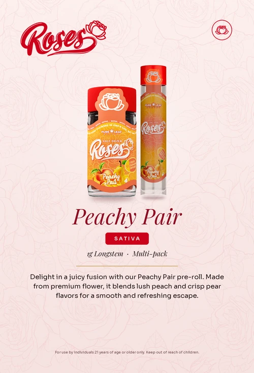 Roses flavor card, Peachy Pair