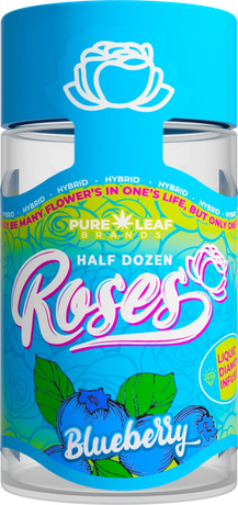 Roses Blueberry half dozen pre-roll jar