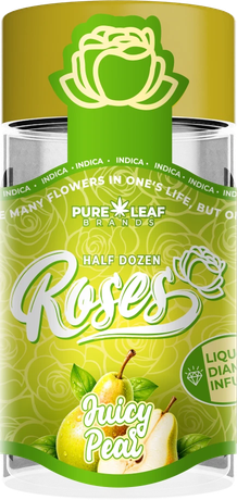 Roses Juicy Pear half dozen pre-roll jar