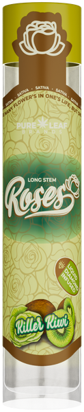 Roses Killer Kiwi 1g pre-roll tube