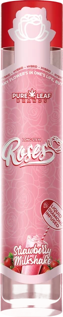 Roses Strawberry Milkshake 1g pre-roll in a red tube
