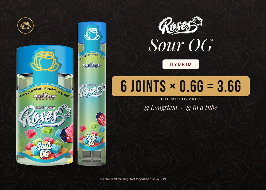 Roses budtender flash card, Sour OG